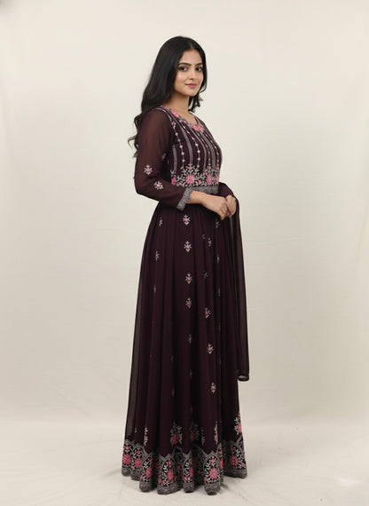 Beautiful designer anarkali suit