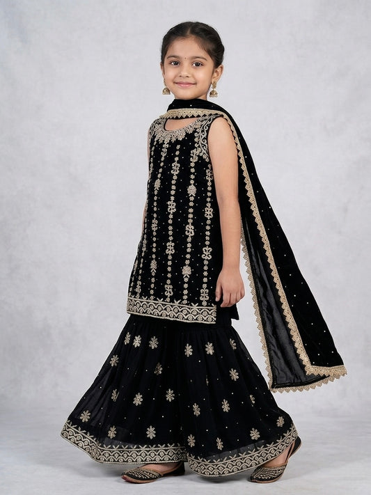 Beautiful designer sharara suit