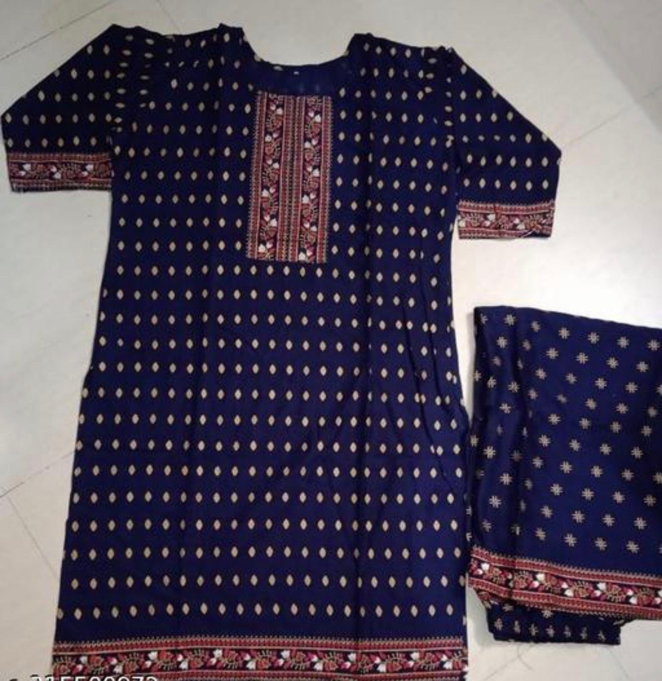 Beautiful designer kurti plazo set