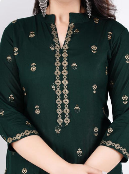 Beautiful designer Kurti with plazo