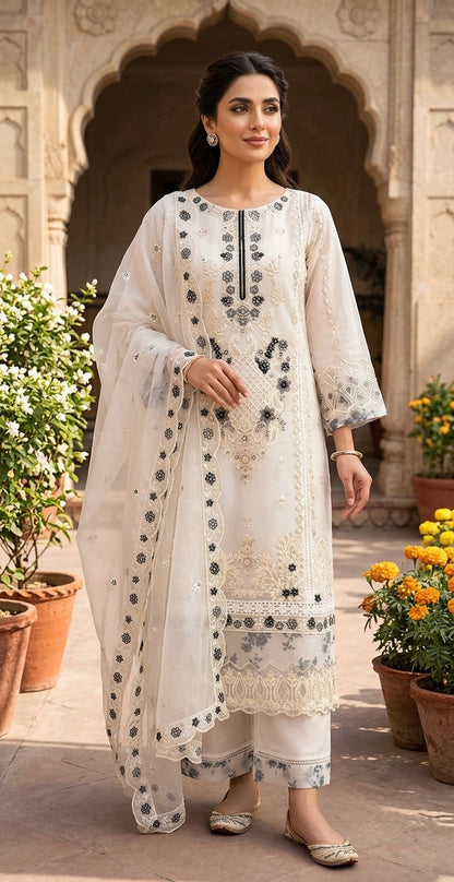 Beautiful designer plazo suit