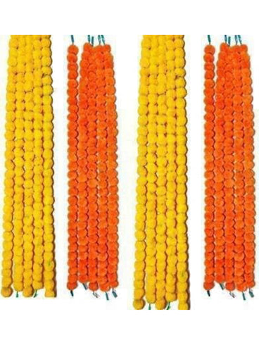 Artificial Marigold Flower/Genda Phool Garlands String