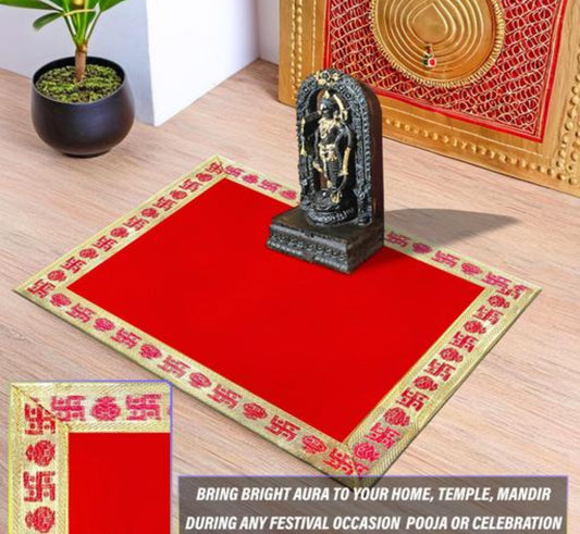 Velvet Aasan mat Pooja mat