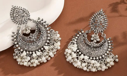 Beautiful designer oxidised earrings