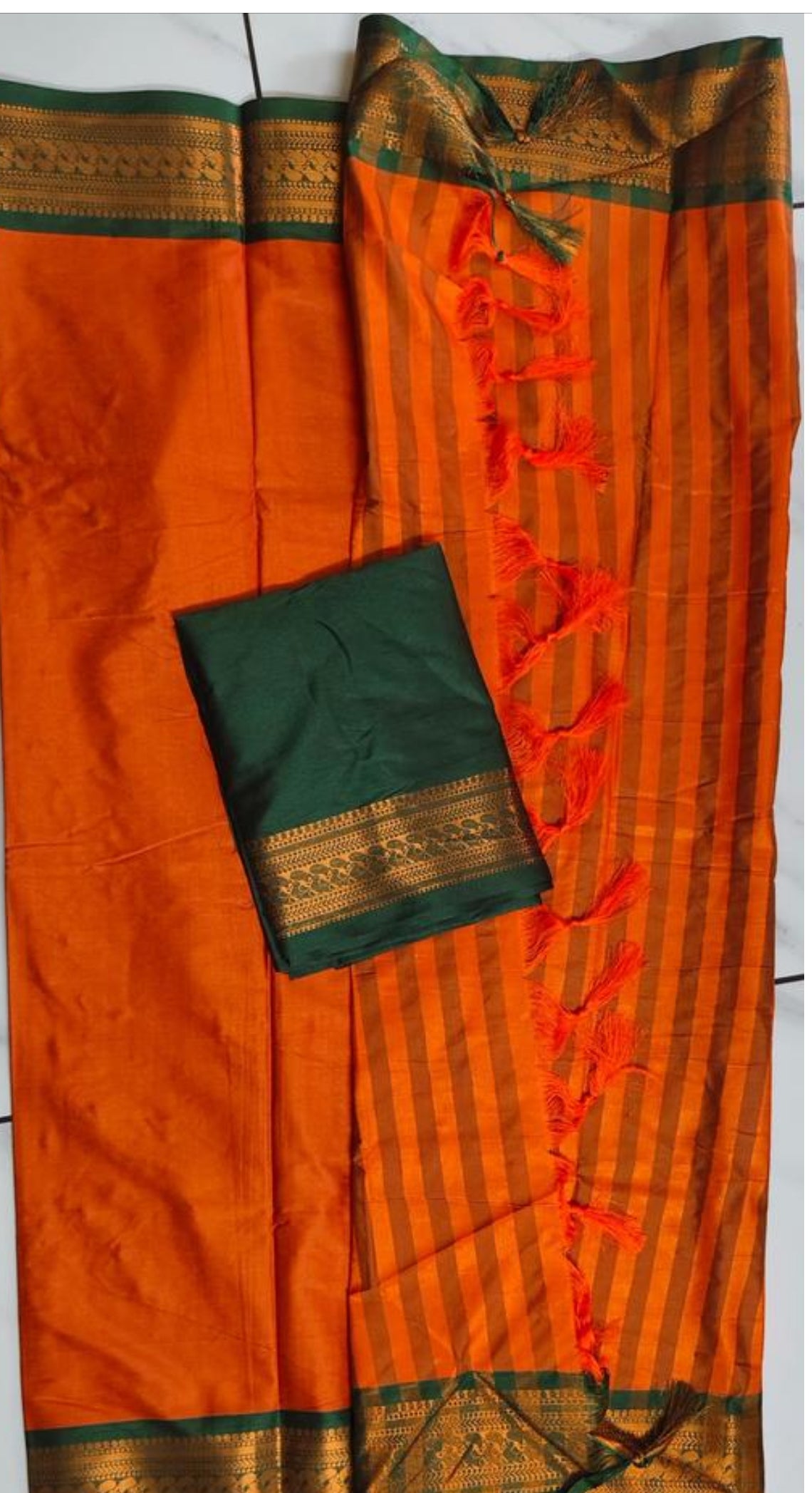 Beautiful designer cotton silk saree