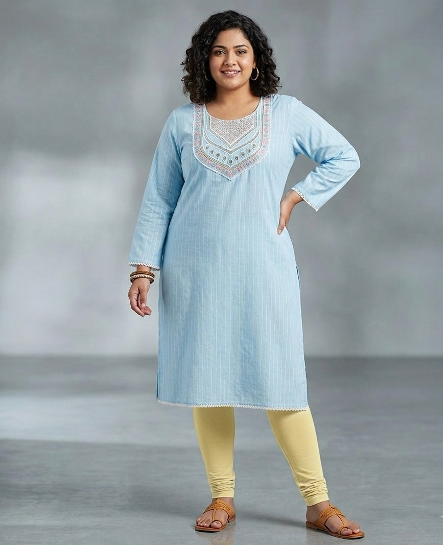 Beautiful designer Kurti with matching leggings