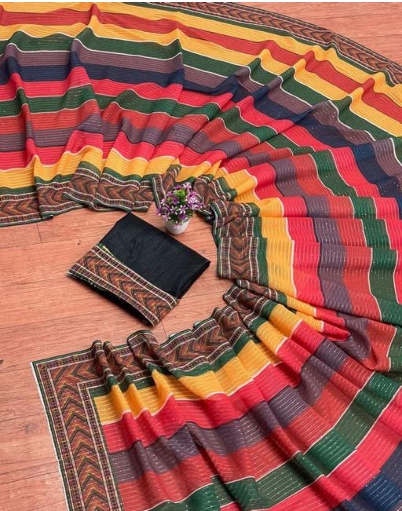 Beautiful designer sequin saree