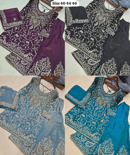 Beautiful designer plazo suit