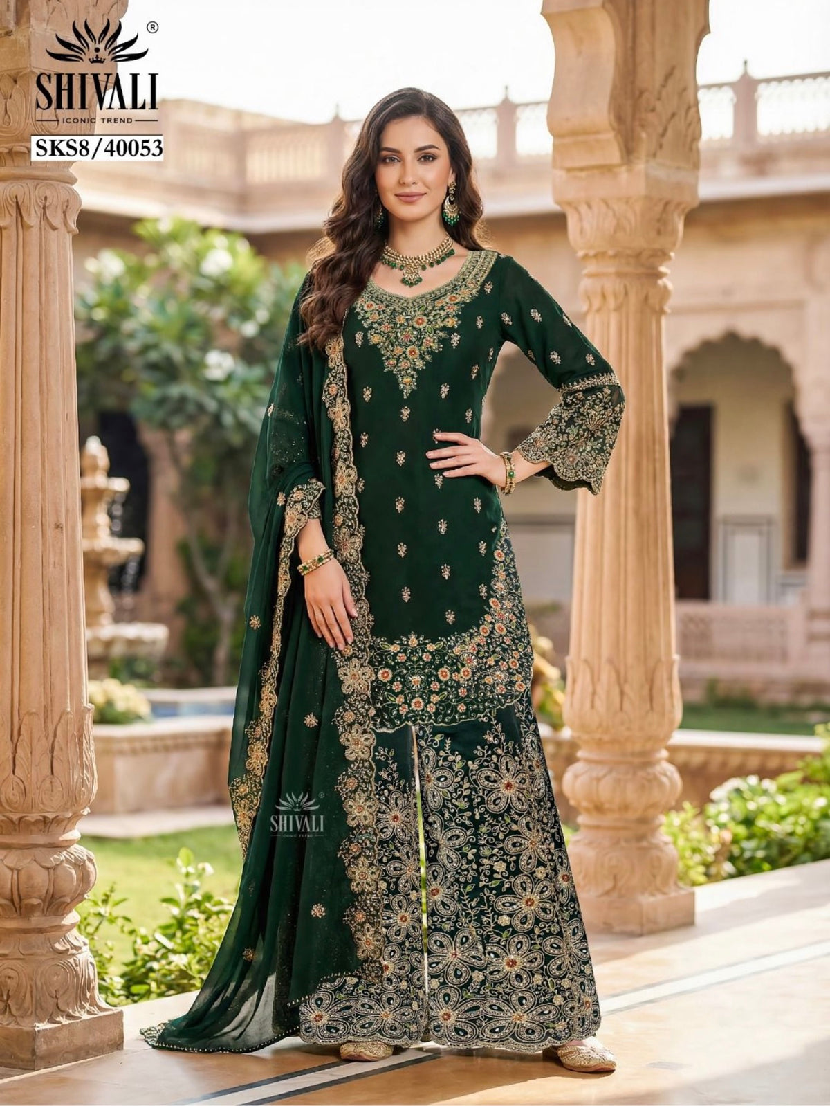 Beautiful designer Plazo suit