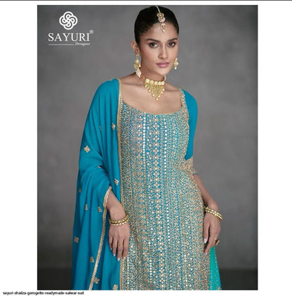 Beautiful designer skirt pants suit