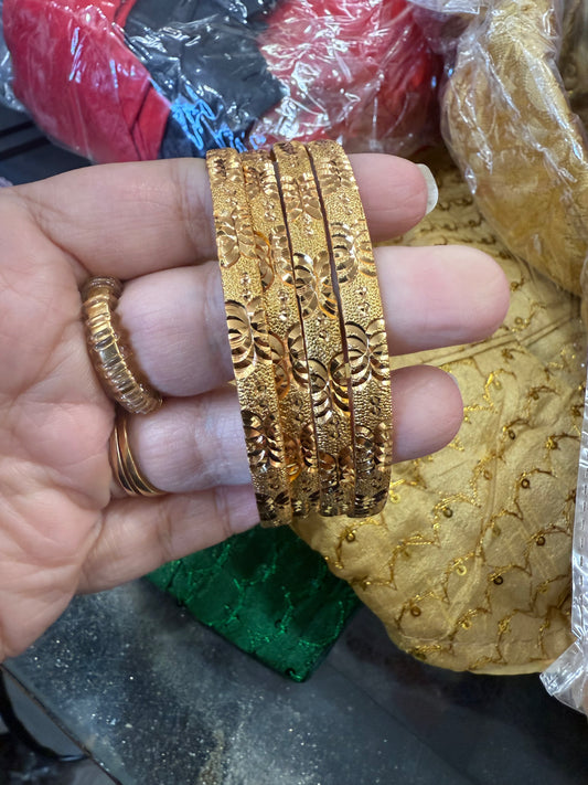 Beautiful gold plated bangles
