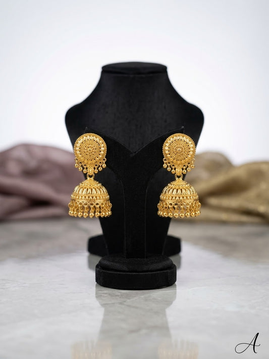Beautiful designer  gold plated jhumka