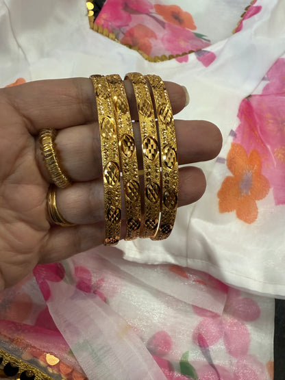 Beautiful gold plated bangles