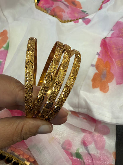 Beautiful gold plated bangles
