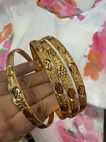 Beautiful gold plated bangles