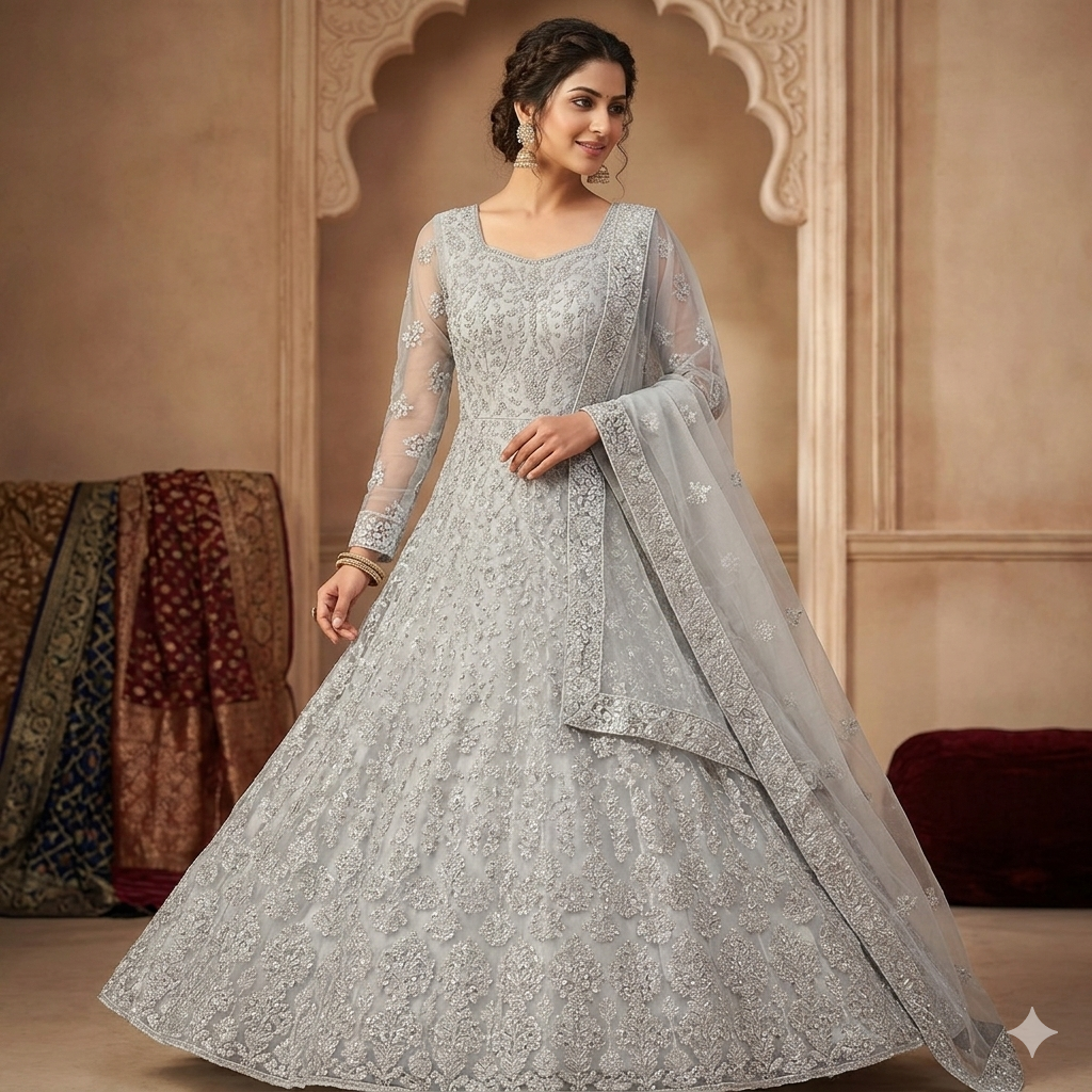 Beautiful designer anarkali suit