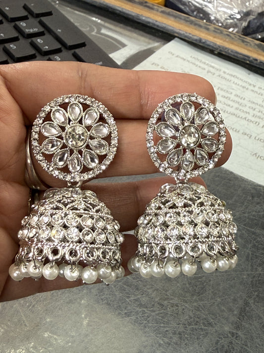 Beautiful designer jhumki earrings