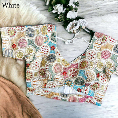 Beautiful designer multicolor blouse