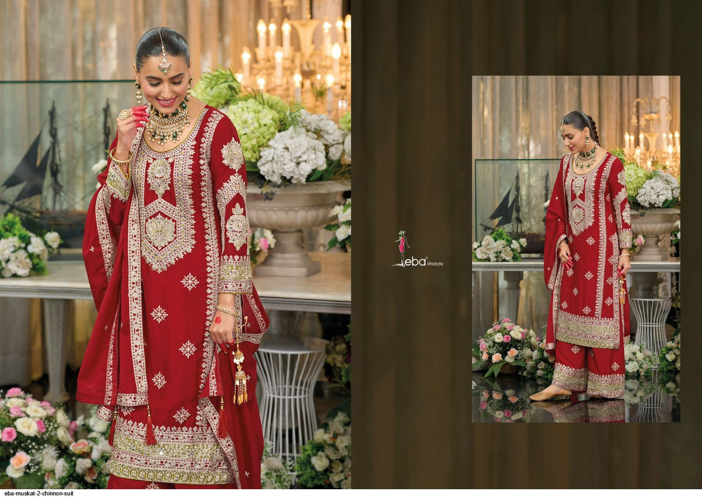 Beautiful designer plazo suit