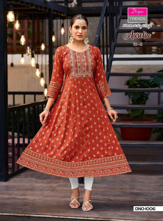 Beautiful designer flare Kurti