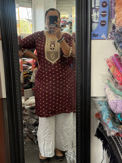 Beautiful designer Kurti plazo