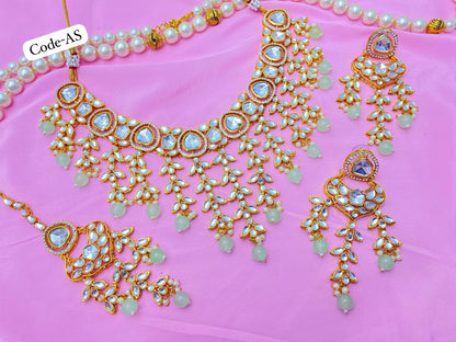 Beautiful designer kundan Necklace set