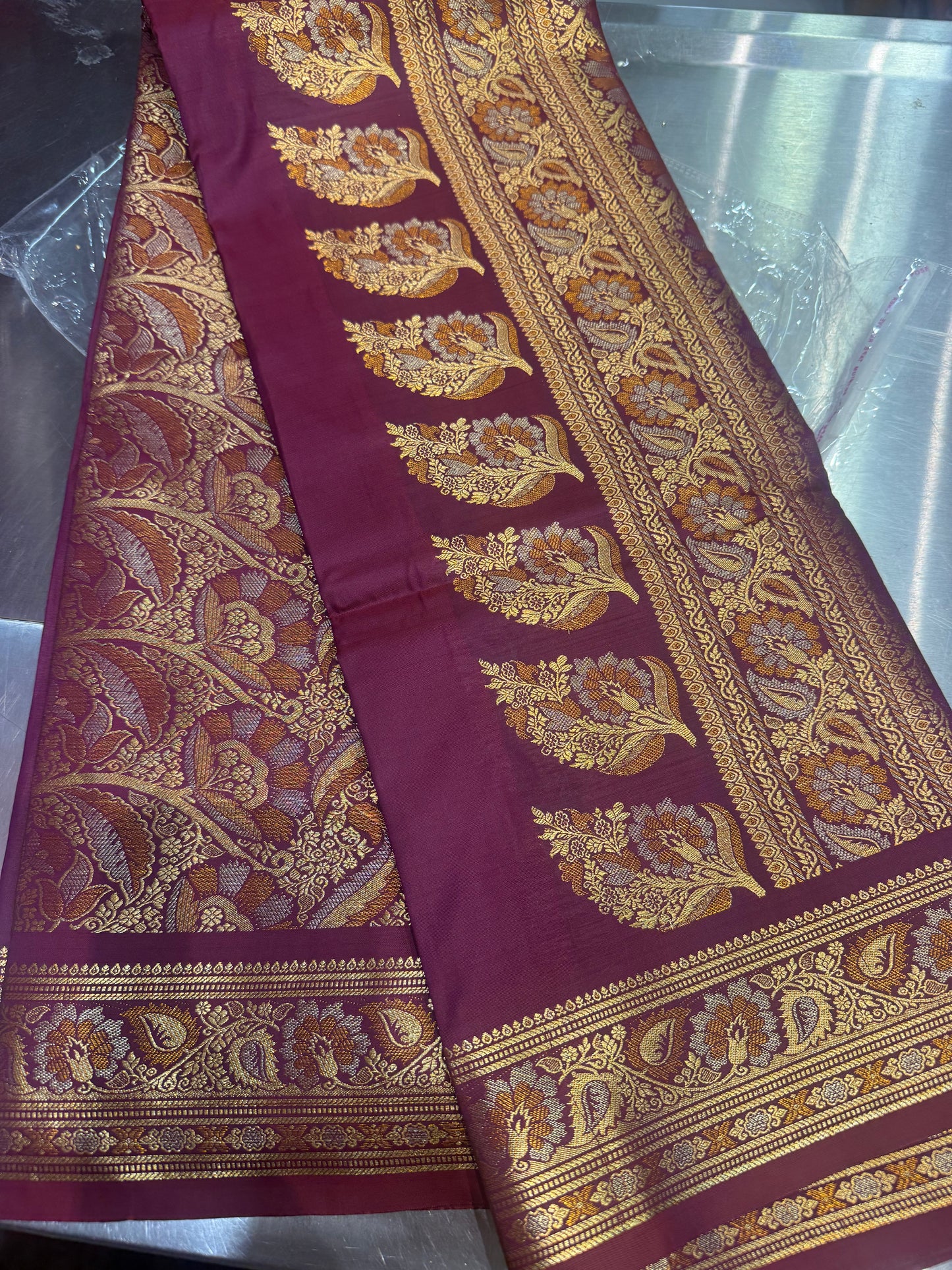 Beautiful designer bansari silk saree