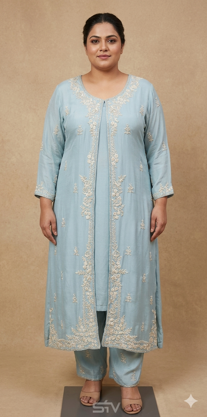 Beautiful designer shrug coord set