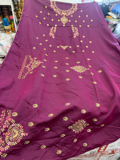 Beautiful designer semi stitch lengha choli