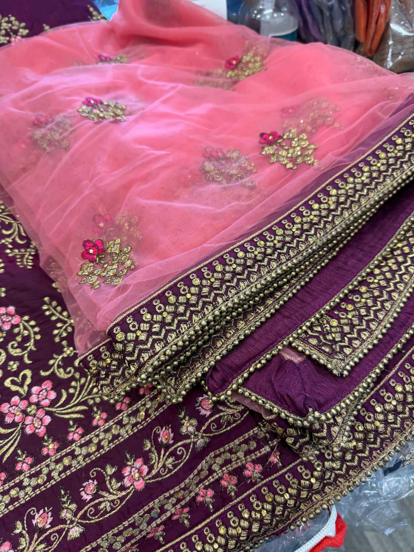 Beautiful designer semi stitch lengha choli