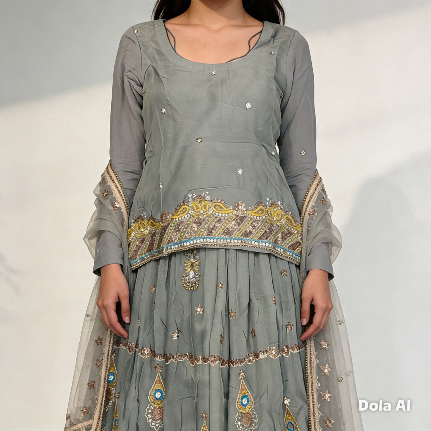Beautiful designer lengha choli suit