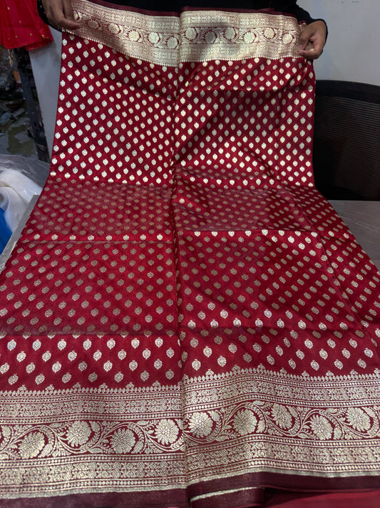Beautiful designer pure silk saree