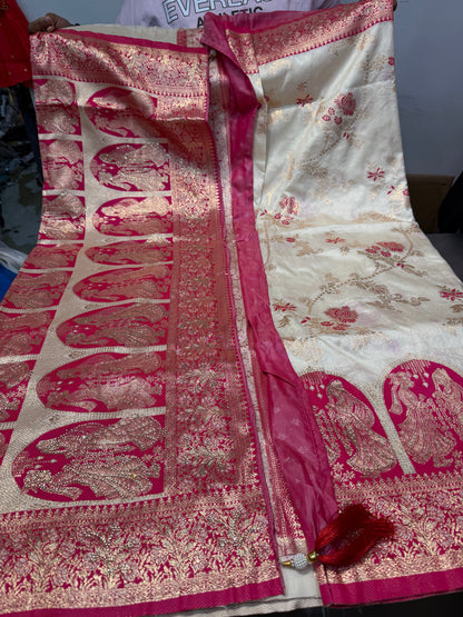 Beautiful designer pure silk saree