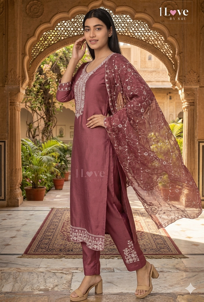 Beautiful designer Kurti pants dupatta