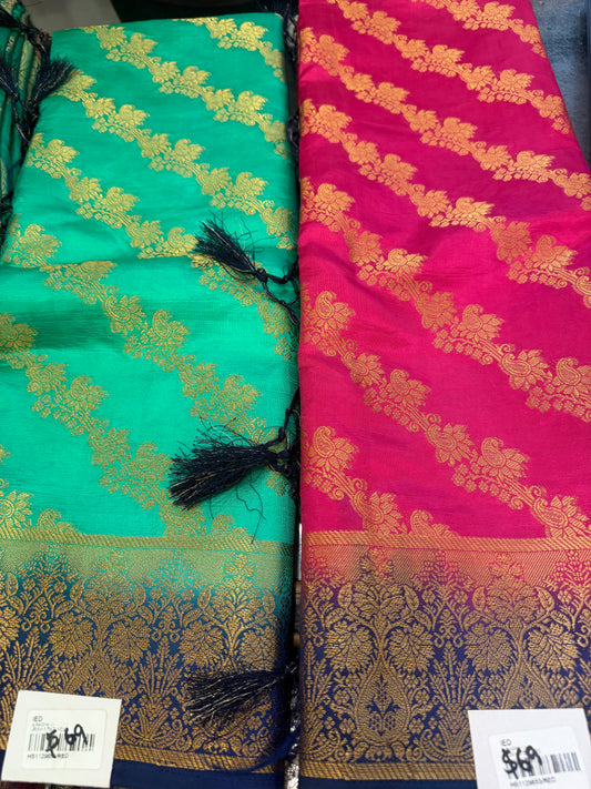 Beautiful designer silk saree
