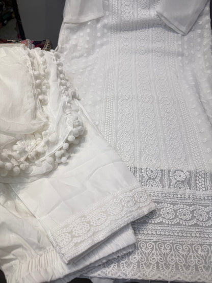 Beautiful designer Kurti pants & dupatta