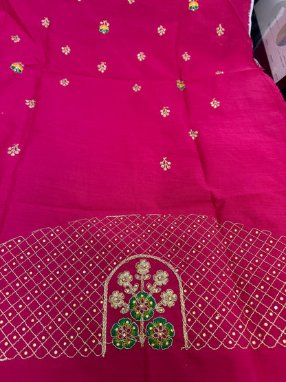 Beautiful designer semi stitch lengha choli