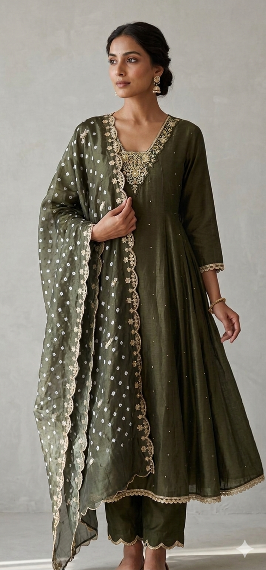 Beautiful designer Pakistani style suit
