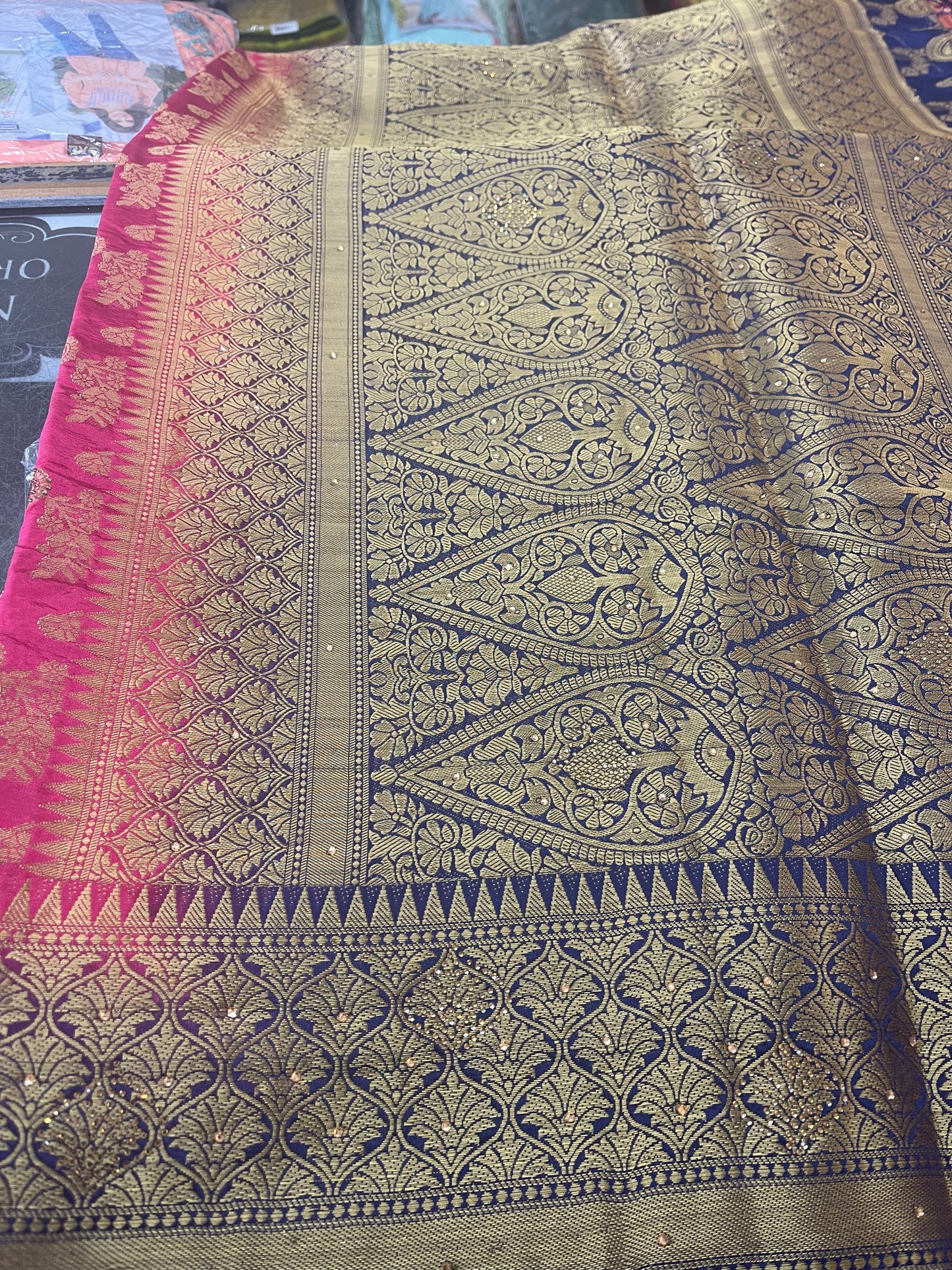 Beautiful designer silk saree