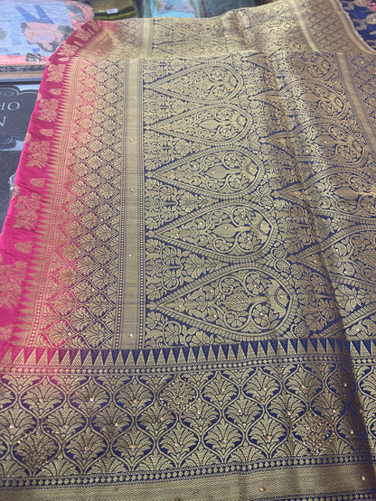 Beautiful designer silk saree