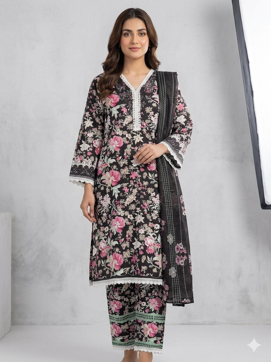 Beautiful designer Pakistani style suit