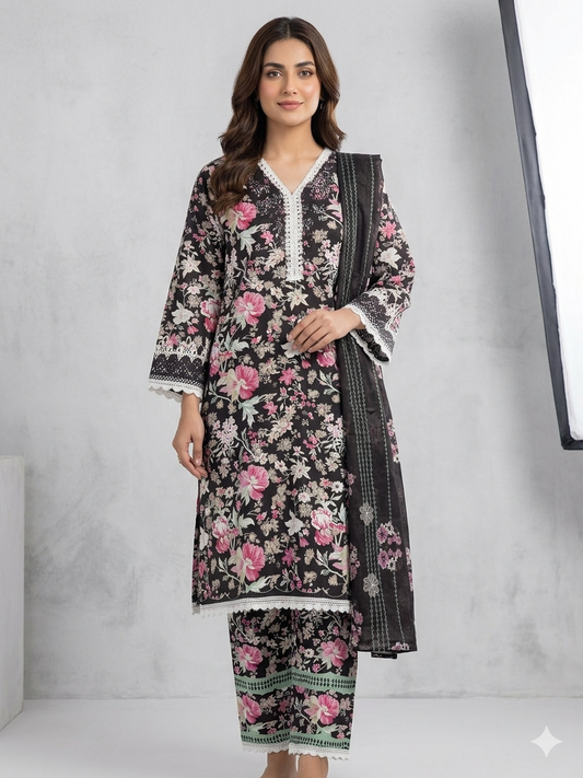 Beautiful designer Pakistani style suit