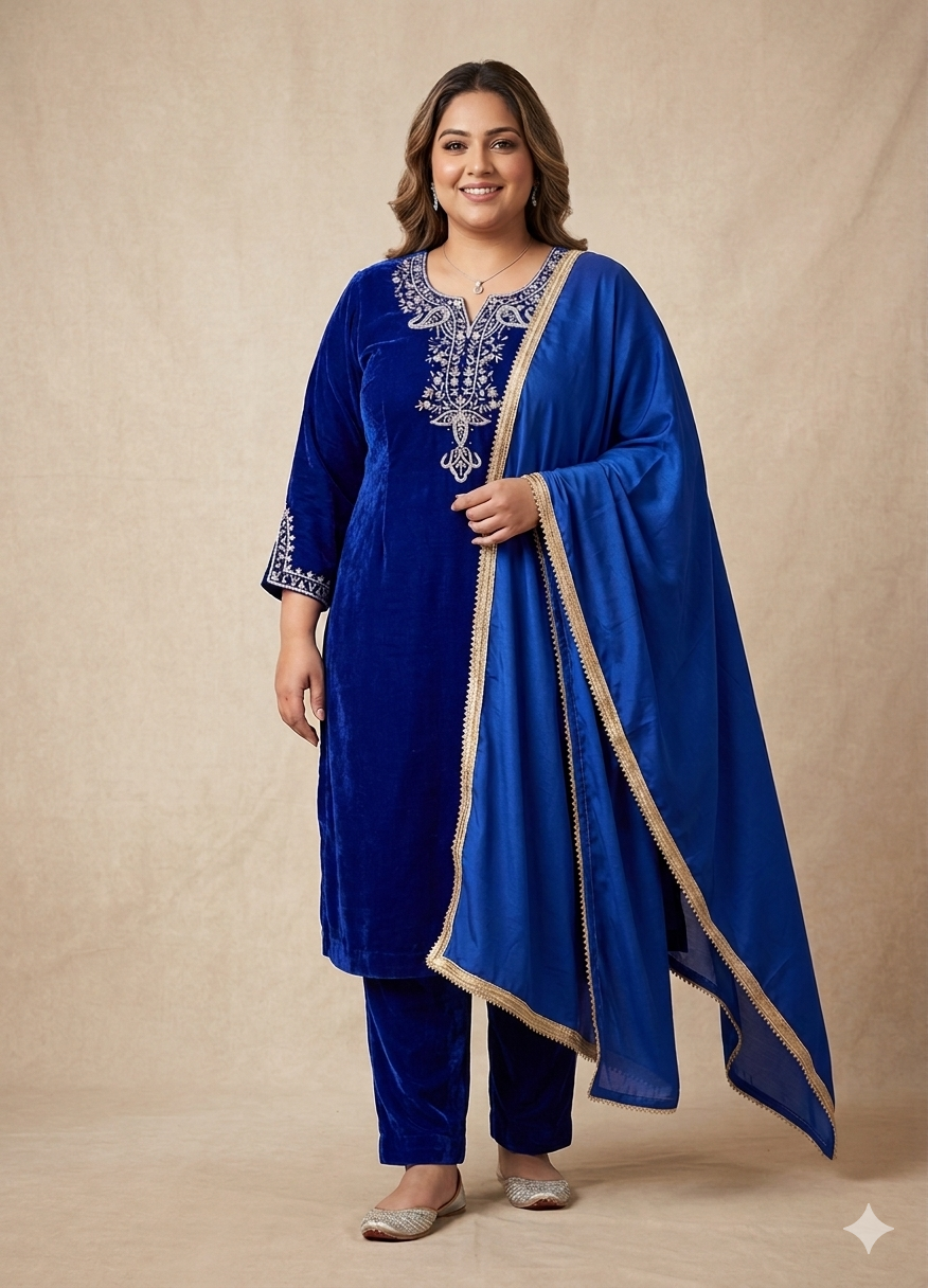 Beautiful designer plazo suit
