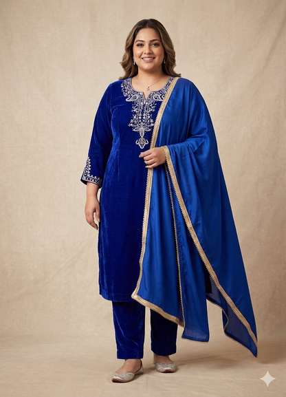 Beautiful designer plazo suit