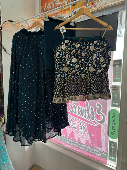 Beautiful designer indo western style lengha choli