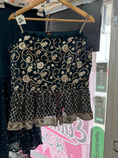 Beautiful designer indo western style lengha choli