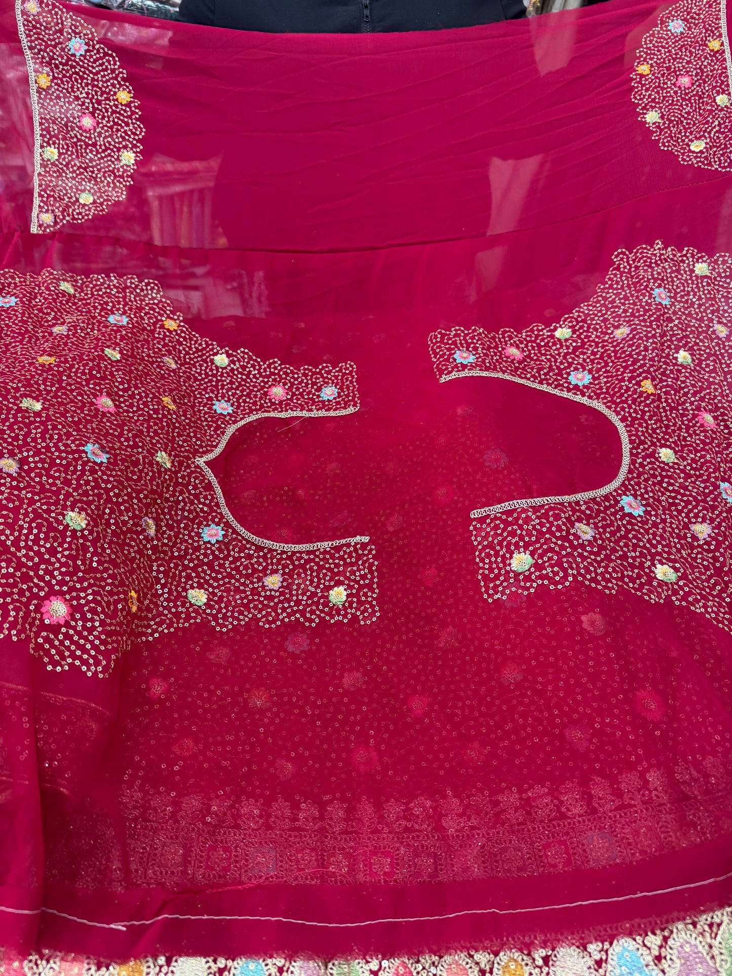 Beautiful designer semi stitch lengha choli