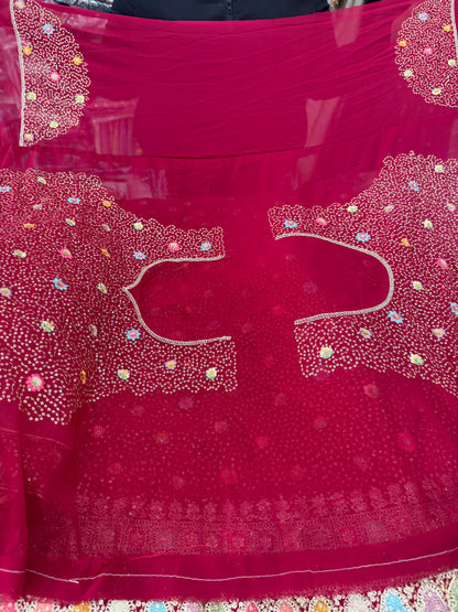 Beautiful designer semi stitch lengha choli