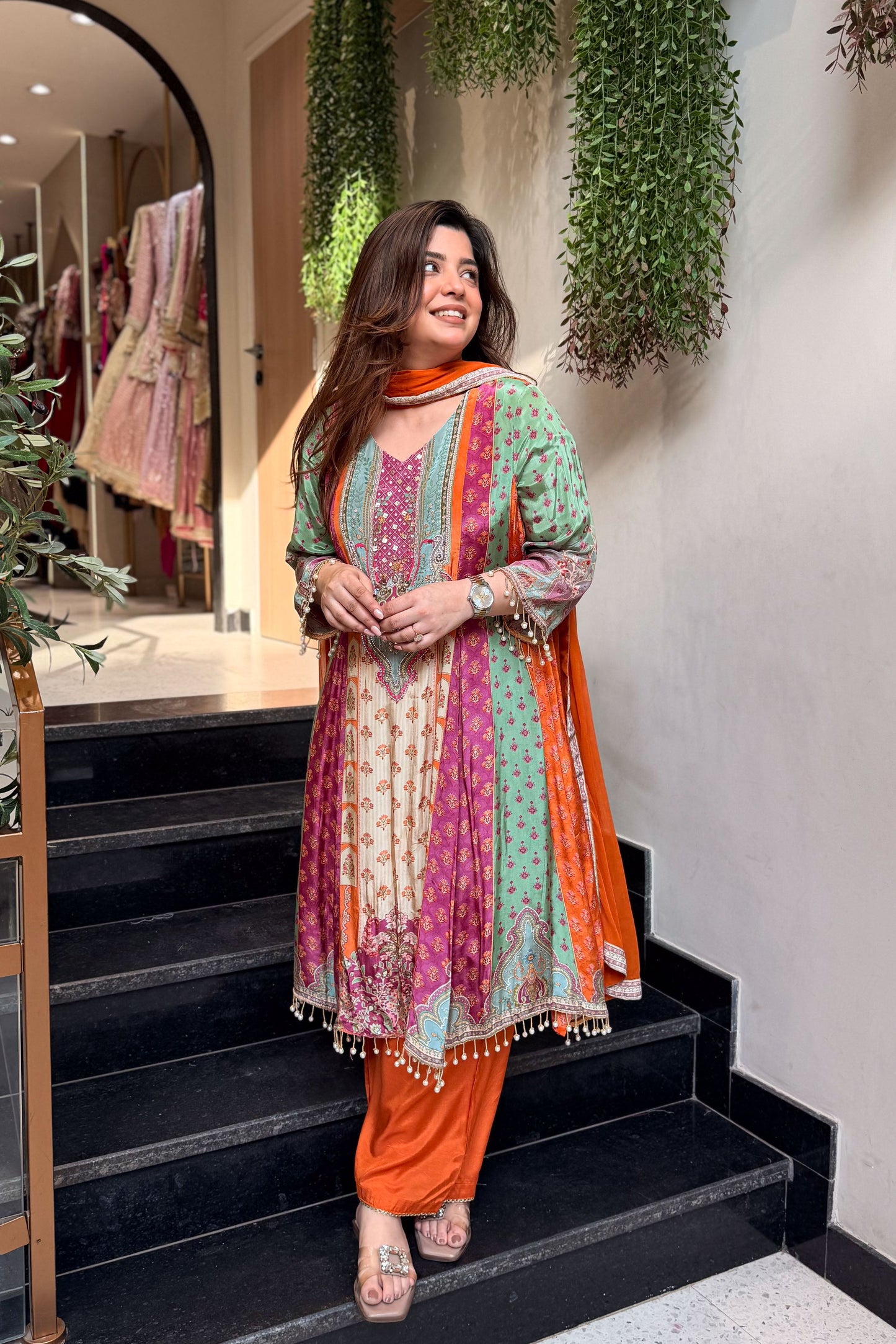 Beautiful designer anarkali suit