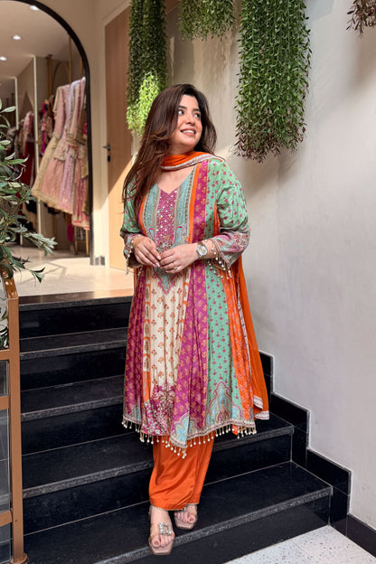 Beautiful designer anarkali suit